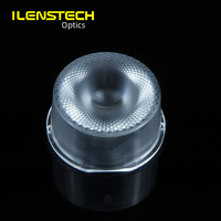 Lentille de diodes étanche lentille optique de 20 millimètres de diamètre lentille LED de profil en plastique de 30 degrés pour le lavage de mur