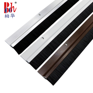 Joints <span class=keywords><strong>de</strong></span> <span class=keywords><strong>bas</strong></span> <span class=keywords><strong>de</strong></span> <span class=keywords><strong>porte</strong></span>, bandes d'étanchéité, profilés en alliage d'aluminium marron et bandes <span class=keywords><strong>de</strong></span> <span class=keywords><strong>brosse</strong></span> en PP noir, coupe-tirage - Product Image 6