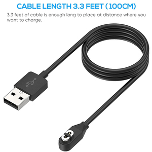 3.3FT สายชาร์จ USB แบบกำหนดเองยาว1เมตร, สายชาร์จแม่เหล็ก USB แม่เหล็กสำหรับ <span class=keywords><strong>AfterShokz</strong></span> aeropex AS800 & หูฟัง openshokz - Product Image 4