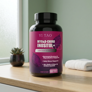 Capsules de Myo-Inositol Premium 40:1 avec D-Chiro-Inositol et supplément de folate pour le soutien de l'équilibre hormonal féminin - Product Image 1