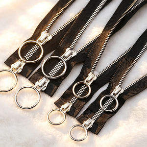 Hot Sale 5# 6# 8# Zinc Alloy Metal <b>Zipper</b> Custom Logo Full Size Options Color Tape Open End Long Chain <b>Zippers</b> for Handbag - Product Image 6