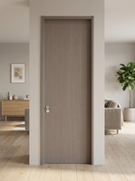 Porte intérieure TH50 en aluminium et bois, feuille de porte de 50 mm remplie de graphène, cadre en alliage d'aluminium, insonorisée et étanche pour chambre et salle de bain