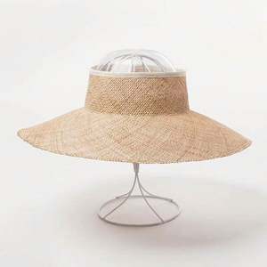 Chapeaux d'été en gros de haute qualité pour femmes, chapeau de plage à large bord, visière pare-soleil - Product Image 2