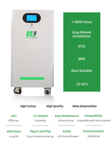 ระบบพลังงานแสงอาทิตย์ 48V 5kwh 10kwh พร้อมแบตเตอรี่ 100ah ความจุ 14.366kwh สำหรับจัดเก็บพลังงานภายในบ้านแบบออลอินวัน - Product Image 5