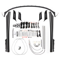 Kit d'éclairage ambiant RGB pour Tesla Model 3 Highland Model Y Juniper, éclairage LED pour console centrale, espace pour les pieds, dossier de siège, accessoires