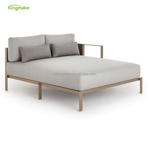 Kursi panjang dua dudukan, kursi malas malas, Lettini Mare Hotel, kursi malas luar ruangan - Product Image 2