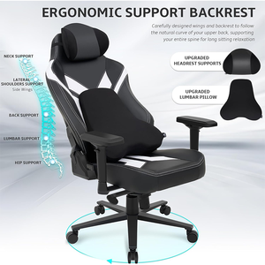 Silla Gaming Ergonómica de Alta Calidad para Streamers con Mecanismo de Rana <span class=keywords><strong>y</strong></span> Asiento Giratorio - Product Image 3