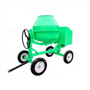 Hocheffizienter 350L Diesel-Betonmischer Tragbarer Mini-Zementmischer für Kleine Baustellen - Product Image 1