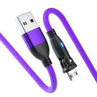 Suplai grosir pabrik Shenzhen kabel Charger IOS Tipe C USB mikro IP pengisian cepat LED Panjang Multi OEM untuk iPhone Samsung