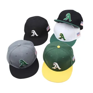 Gorra de béisbol deportiva vintage estructurada de 5 paneles de tela de gamuza hecha a medida profesional, sombreros a presión con logotipo bordado en 3D