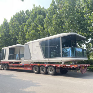 Estructura de acero modular de Instalación rápida Casa prefabricada Metapod rentable para dormitorio Hotel vacante Apartamento Apple Warehouse - Product Image 5