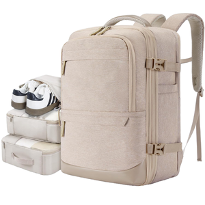 40L Expandable Waterproof <b>Lady</b> Airline Approved Carry <b>Backpack</b> Luggage Weekender Daypack USB Compression Travel <b>Backpack</b> Packing - Product Image 1