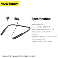 Harga Murah Grosir Pabrik Earbud TWS Olahraga Tahan Air Nirkabel dengan Mikrofon untuk V4.2 ENC Noise