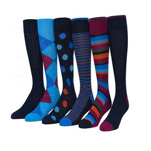 Calzini lunghi da uomo d'affari in cotone Anti-sudore di nuovo Design e calze a compressione sopra il ginocchio - Product Image 4