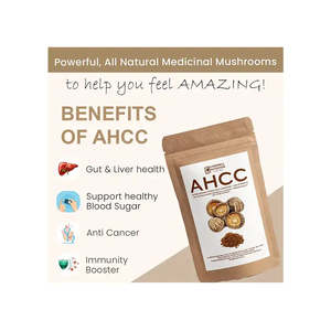Livewell Nutrition AHCC - Extracto de Hongo Shiitake en Polvo, 100 g, Soporte Inmunitario Orgánico - Product Image 5