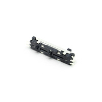 Mini fader coulissant SMD 8 mm de course, 4 broches, 1M Ohm, résistance variable linéaire à film de carbone, contrôle du volume Mingjia R1303 pour l'audio