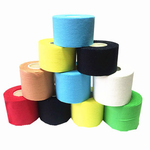 เทปพันกีฬา สีขาว ขนาด 2.5 ซม. x 10 ม. 3.8 ซม. x 10 ม. 5 ซม. x 10 ม. ผ้าพันแผลกีฬาแบบใช้ซ้ำได้ สำหรับป้องกันการบาดเจ็บในการเล่นวอลเลย์บอล บาสเกตบอล - Product Image 2