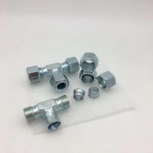 Fitting Pipa AC-18RN BC/BD Tipe <span class=keywords><strong>Tee</strong></span> Putar dengan Mur, Ulir Metrik, Tipe Gigit, Bahan Stainless Steel 304, Adaptor Selang Metrik - Product Image 4