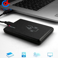 Mifare-lector de tarjetas IC F08, dispositivo sin contacto, 13,56 MHz, HF, compatible con chip IC, lector y escritor USB, el más barato