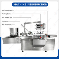 Machine d'emballage automatique de tubes de crème pour les yeux et de lotion, machine de pliage de cartons pour tubes de crème solaire et de nettoyant