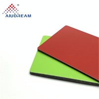 Revêtement mural en bois, panneau ACP, système de façade de plafond, Alucobond 3 mm 4 mm, panneaux composites en aluminium, feuille ACM imperméable, haute qualité