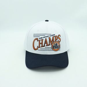 Gorras de Béisbol de 6 Paneles con Visera Curva de Algodón Personalizadas de Buena Calidad, en 2 Tonos de Color, con Logotipo Bordado Plano - Product Image 2