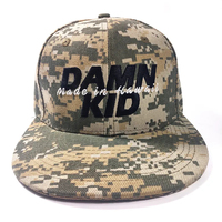 Topi Baseball Logo kustom kartun Vintage, topi Baseball pinggiran datar tagihan Snapback Camo pria, topi Trucker jala tertutup ekstra besar untuk pria