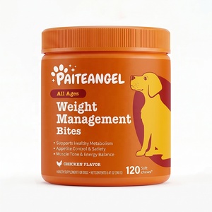 Suplemento <span class=keywords><strong>para</strong></span> el Control de Peso de Mascotas, Masticables Blandos con L-Carnitina, Control del Apetito, Apoyo Dietético, 120 Unidades, Marca Privada - Product Image 6