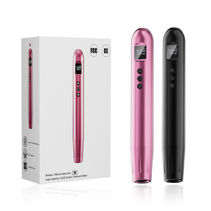Machine à tatouer sans fil Tuffking avec écran numérique, corps en aluminium, batterie au lithium, outil professionnel nouvelle génération pour le marché international - Product Image 1