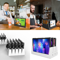 Nueva Tableta POS Android NFC de 10.95 Pulgadas con WiFi 6 para Pedidos en Restaurantes, RK3576S de Doble Núcleo, 4GB de RAM, con Base de Carga