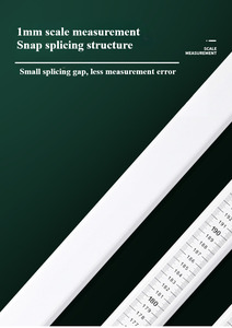 Richmoon WeighI 8021 Stadiometro Portatile 210cm 2.1M per Misurare l'Altezza di Adulti e Bambini, Base in Metallo - Product Image 4