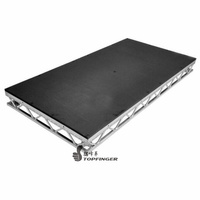 Topfinger 2025 haute qualité 4x4 pieds scène de pont compatible avec Prolyte LiteDeck aluminium Truss Stage