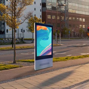 Soporte de suelo para exteriores, señal digital capacitiva, Resolución <span class=keywords><strong>4K</strong></span>, tótem de pantalla impermeable, 43, 55, 65, <span class=keywords><strong>75</strong></span> <span class=keywords><strong>pulgadas</strong></span>, <span class=keywords><strong>precio</strong></span> de fábrica - Product Image 4