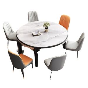 Tavolo da pranzo in marmo dal Design moderno con tavolo retrattile sedie da ristorante tavoli da appartamento per uso familiare - Product Image 6