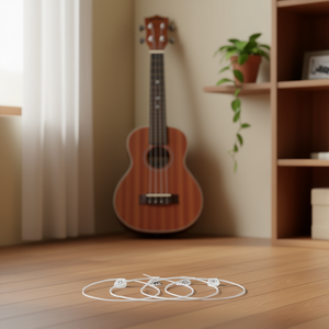 Cordes d'ukulélé de qualité supérieure, 4 pièces, remplacement facile à accorder pour débutants, son doux, accessoires d'instruments de musique - Product Image 2