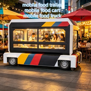 <span class=keywords><strong>Remorque</strong></span> de chariot alimentaire commercial avec cuisine électrique pour la vente de nourriture de rue et l'exploitation d'activités de restauration rapide - Product Image 1
