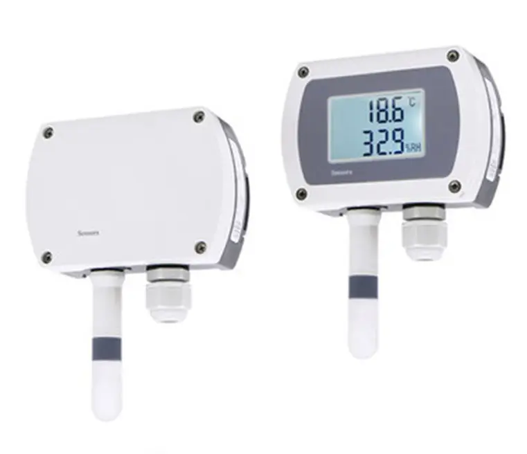 Spurinstallation Temperatur- und Luftfeuchtigkeits-Sender RS485 digitales LCD-Display Gewächshaus Temperatur- und Luftfeuchtigkeits-Sensor