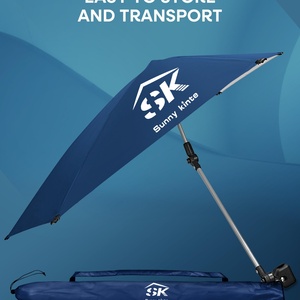 ร่มกันแดดกันลม Sport Brella Versa Brella SPF 50+ ปรับได้ทุกทิศทาง พร้อมที่ยึดอเนกประสงค์ สำหรับเดินทาง ขี่มอเตอร์ไซค์ ตั้งแคมป์ ขนาด 140 ซม. - Product Image 3