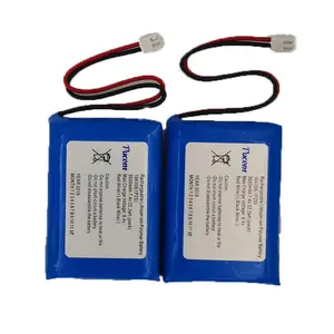 Custom li ion li-ion Lipo battery pack 104358 506580 605080 606368 7.4v 3000mAh 5000mAh 2000mAh 1000mAh lithium polymer battery