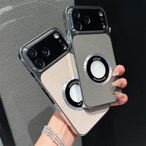 Custodia per <span class=keywords><strong>iPhone</strong></span> 17 Pro Max di Lusso con Motivo in <span class=keywords><strong>Pelle</strong></span>, Anti-Shock, Ricarica Wireless Magnetica e Protezione Fotocamera - Product Image 4