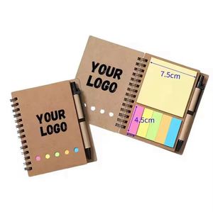 YS878 Produits cadeaux, papeterie de bureau, bloc-notes personnalisé avec logo imprimé, ensemble de notes adhésives, bloc-notes auto-adhésif personnalisé, ensemble cadeau - Product Image 1