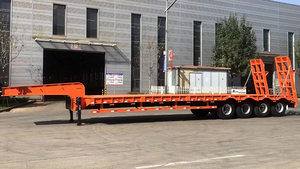 Semirremolque Hidráulico Manual de 4 Ejes y 50-80 Toneladas de Alta Calidad, Suministro de Fábrica, Suspensión Mecánica para Transporte de Carga de 50-80 Toneladas - Product Image 3
