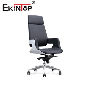 Ekintop popolare campione gratuito cina sedia reclinabile sedia da ufficio in pelle di lusso sedie da ufficio esecutive in vera pelle