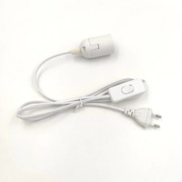Support de lampe à vis E27 avec cordon d'alimentation 1,8 m avec interrupteur 303, prise EU/US, accessoires d'éclairage