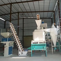 Granulateur d'aliments pour animaux de grande taille pour animaux de volaille Ligne de production de machines Fabricants d'unités de granulés de paille de culture