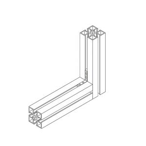 <span class=keywords><strong>Profilé</strong></span> <span class=keywords><strong>en</strong></span> aluminium à double rainure de <span class=keywords><strong>50x50</strong></span> mm, anodisé clair, rainure <span class=keywords><strong>en</strong></span> <span class=keywords><strong>T</strong></span> de 8 mm, <span class=keywords><strong>profilé</strong></span> creux, OB5050F, OB5050A, OB5050B, GB5050C # 8090 - Product Image 6