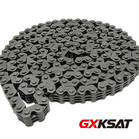 Cadena de Distribución para Motor de Motocicleta GXKSAT, 87 Eslabones 4x5, Compatible con KWK KLR650 KL650 OEM 92057-1358, Acero Aleado