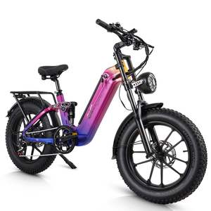 Vélo électrique hybride CMACEWHEEL V20 750W 960Wh avec capteur de couple, amortisseur central et pneus larges 20*4.0, fabrication OEM/ODM en usine - Product Image 2