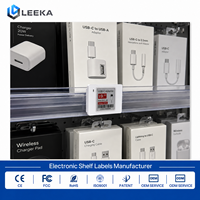 Étiquette de rayon électronique Wi-Fi légère LEEKA ESL, affichage HD à synchronisation en temps réel, vente en gros personnalisée par le fabricant
