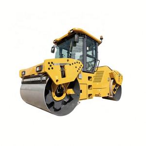 Rodillo de carretera vibratorio resistente XD133 de 13 toneladas para industrias agrícolas tambor doble con componente de motor central - Product Image 1